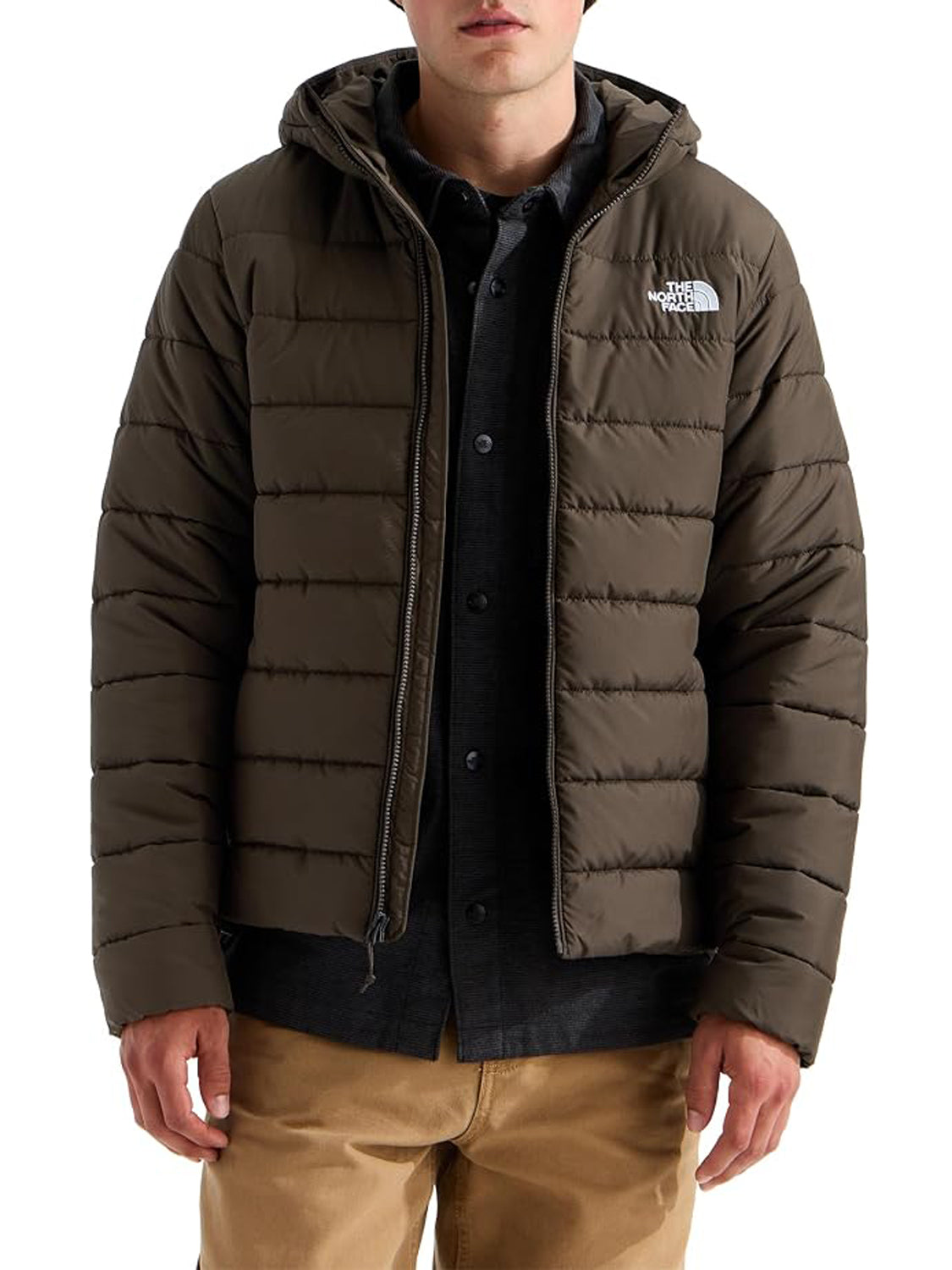 The North Face Giubbino Uomo M Aconcagua Hooded Jkt Marrone scuro
