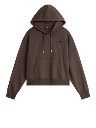 The North Face Felpa Cappuccio Donna Boxy Os Marrone