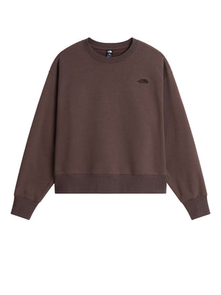The North Face Felpa Girocollo Donna Ess Boxy Crew Marrone