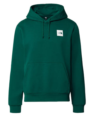 The North Face Felpa Cappuccio Uomo Box Reg Hd Verde smeraldo