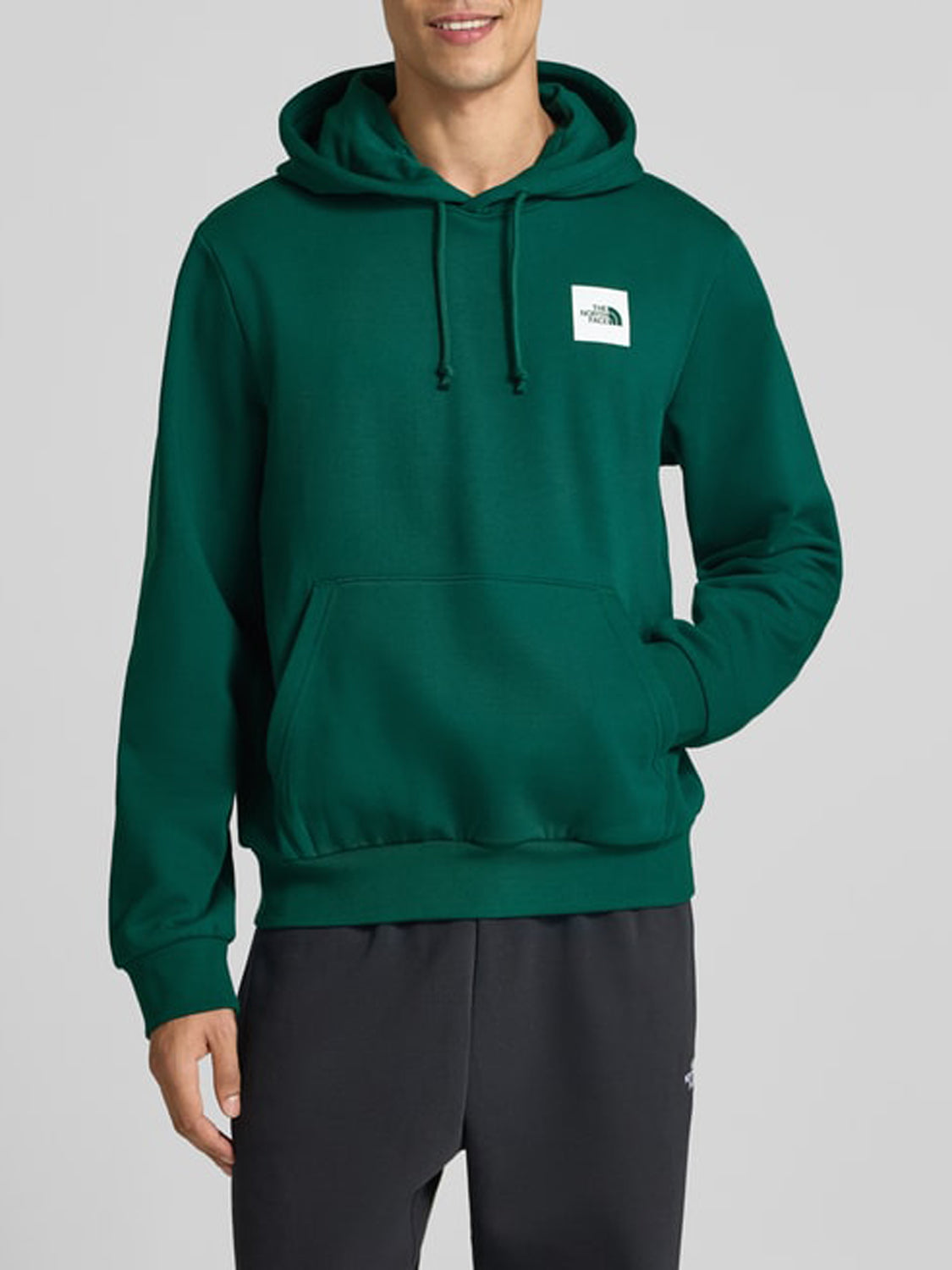 The North Face Felpa Cappuccio Uomo Box Reg Hd Verde smeraldo