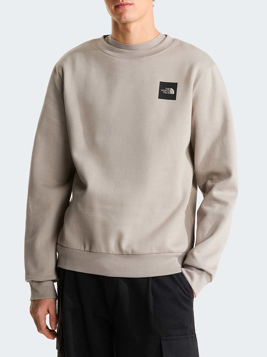 The North Face Felpa Girocollo Uomo Box Reg Crew Beige chiaro