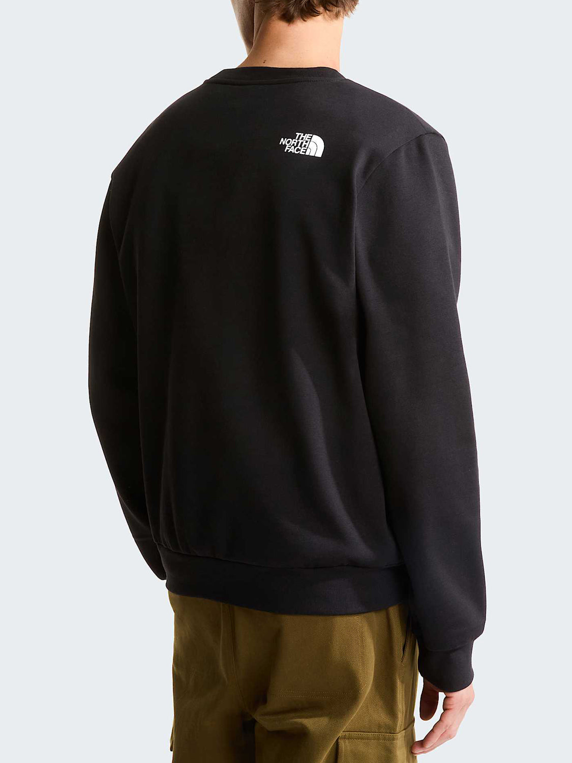 The North Face Felpa Girocollo Uomo Box Reg Crew Nero