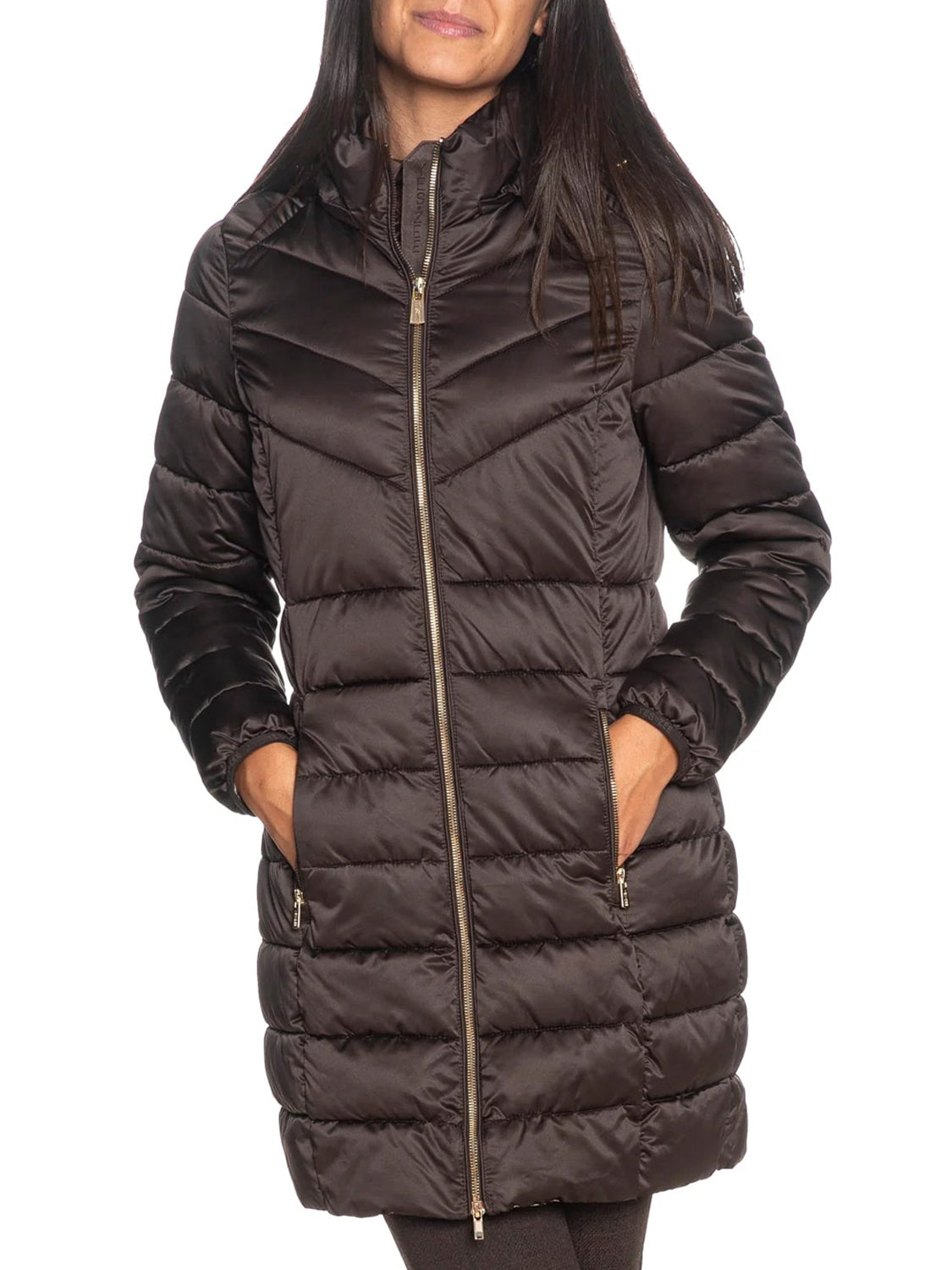 YES ZEE Cappotto Donna Moro
