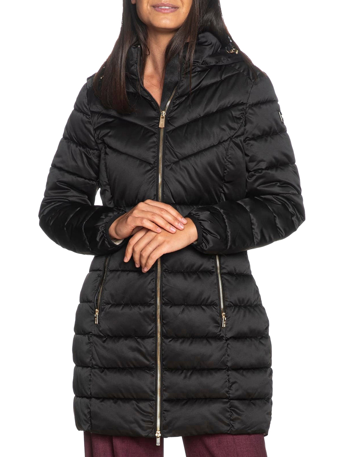 YES ZEE Cappotto Donna Nero