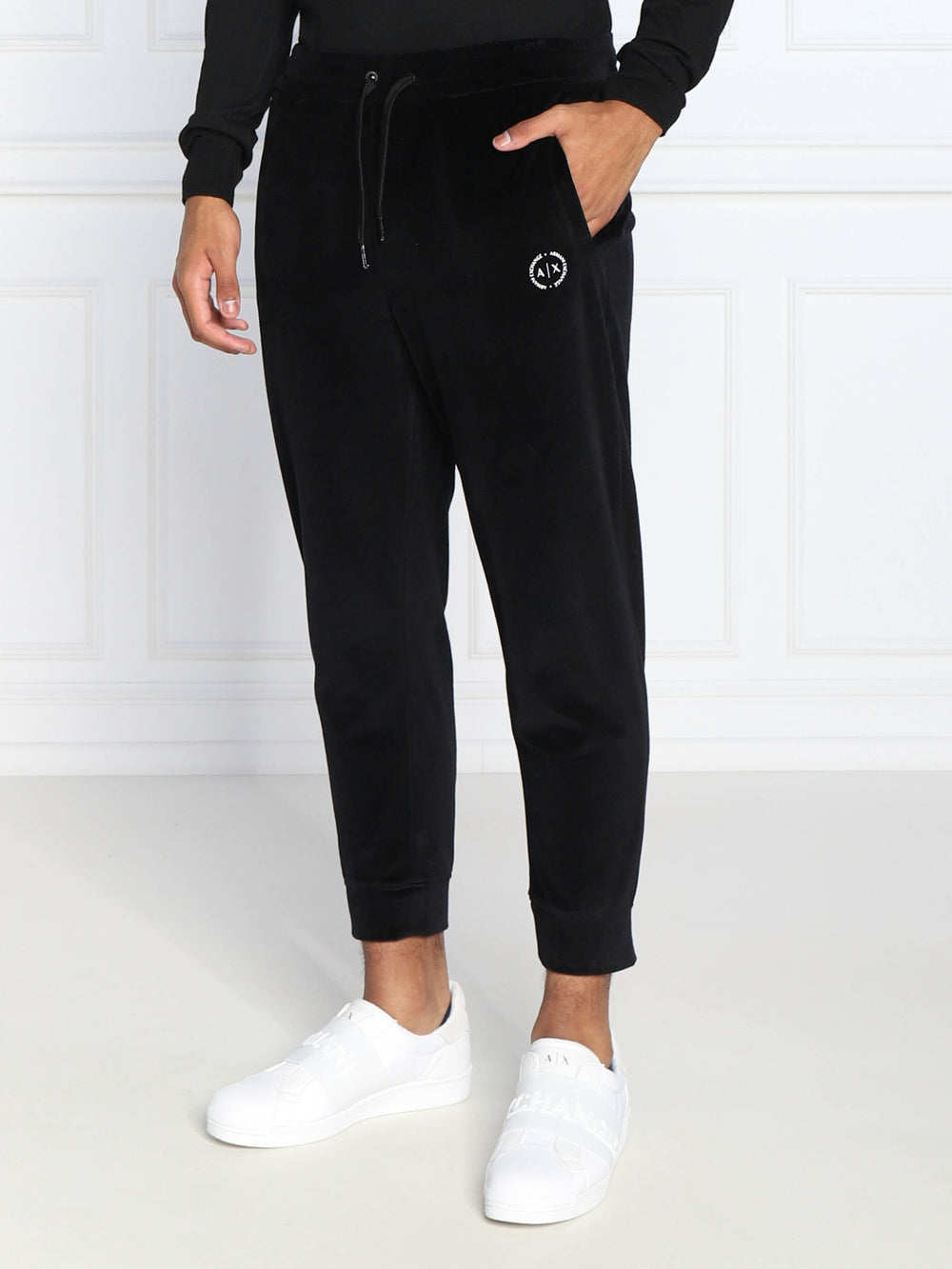 Pantalone Casual Uomo Nero