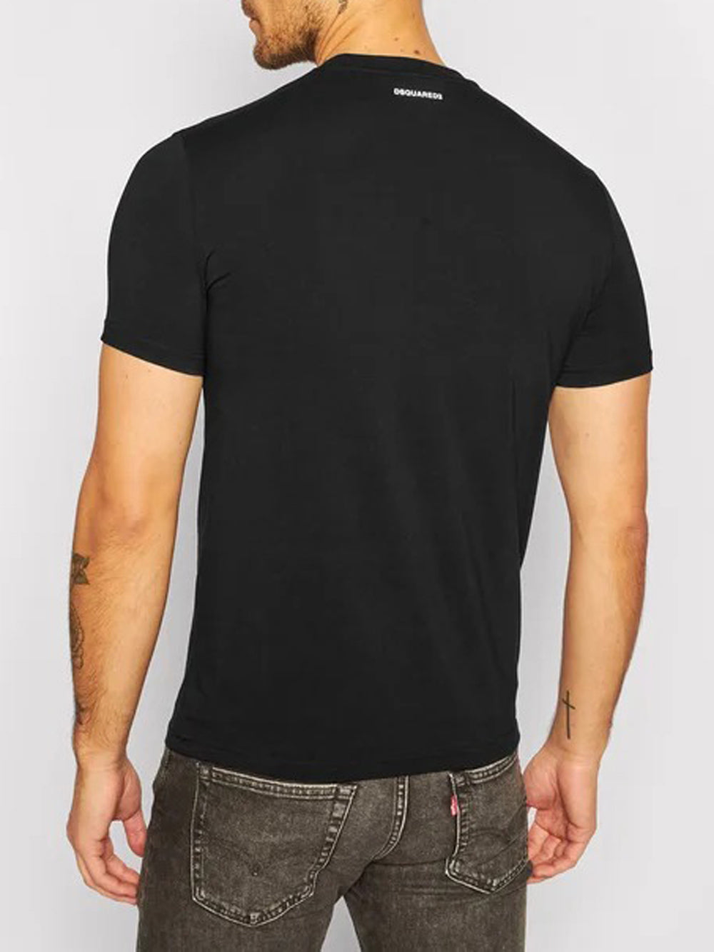 T-shirt Uomo Round neck Nero
