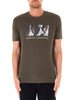 Armani Exchange T-shirt Uomo 6DZTHF Verde