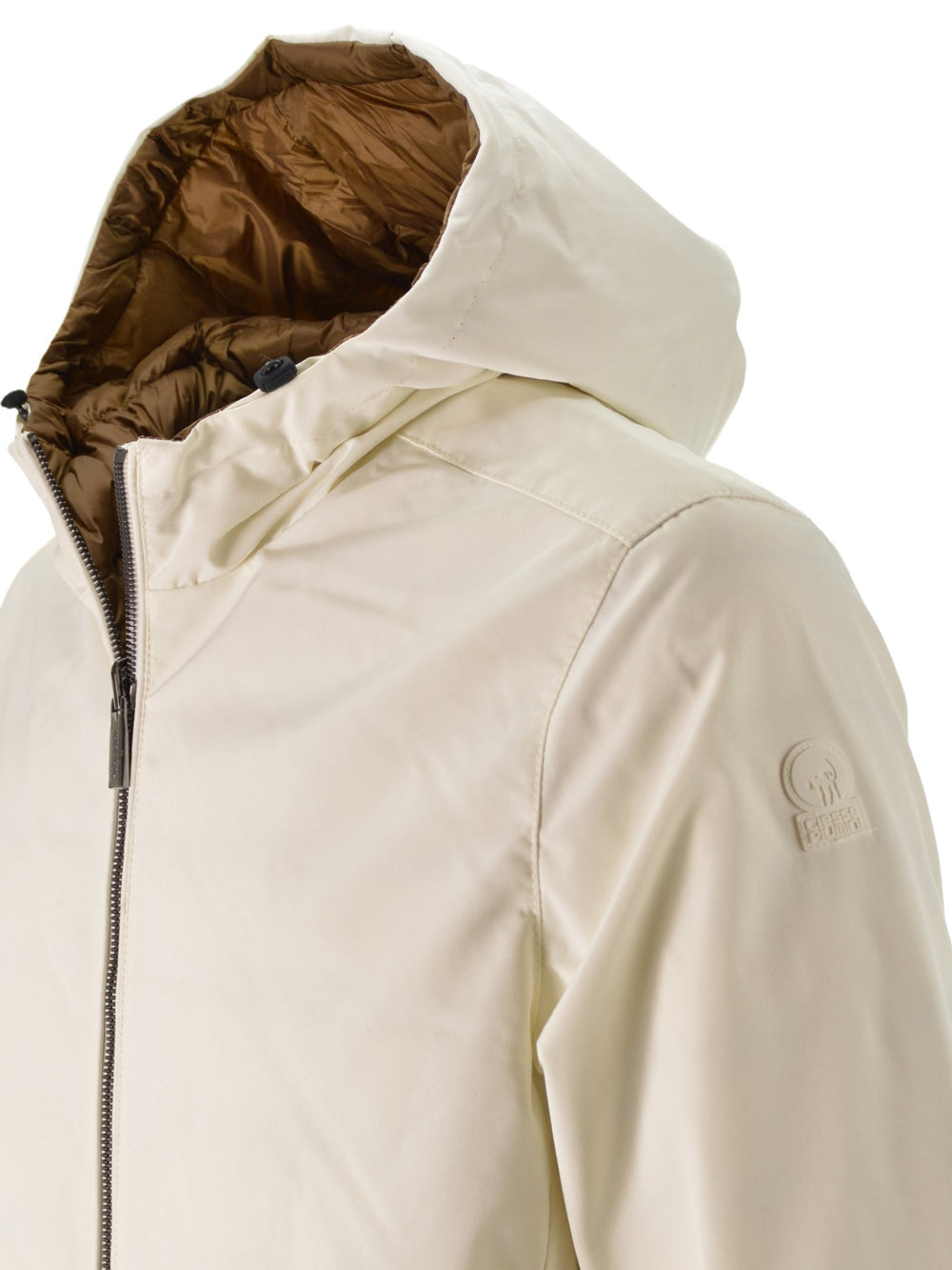 Piumino Uomo Light Down Hoody Reversible Bianco