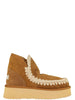 MOU Stivaletti Donna Mini eskimo platform boot Marrone