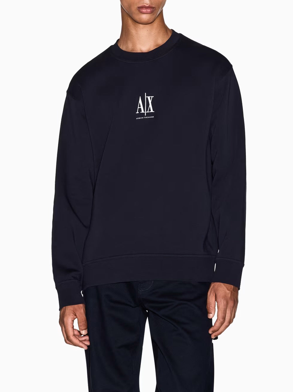 Armani Exchange Felpa Girocollo Uomo XM000368 Blu