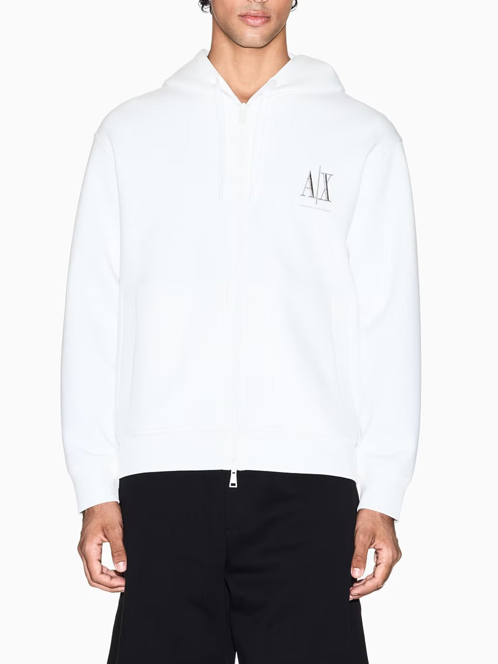 Armani Exchange Felpa con Zip Uomo XM000371 A.CR_DES