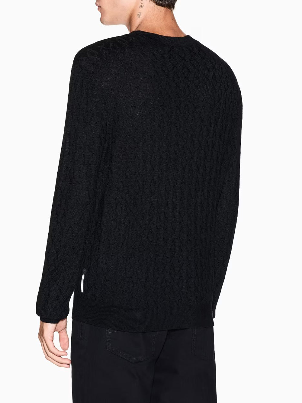 Armani Exchange Pullover Uomo XM000878 Nero