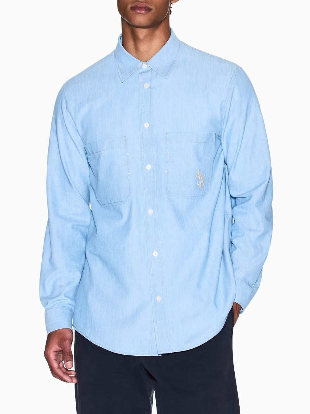 Camicia Casual Uomo XM000948 Blu