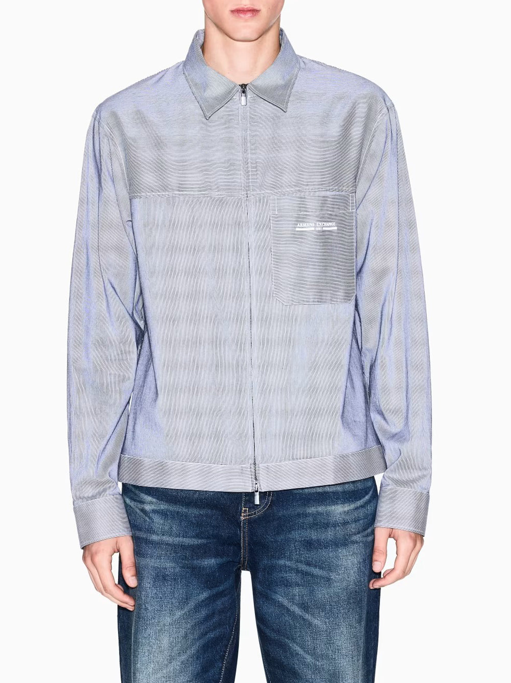 Camicia Casual Uomo XM000956 Blu