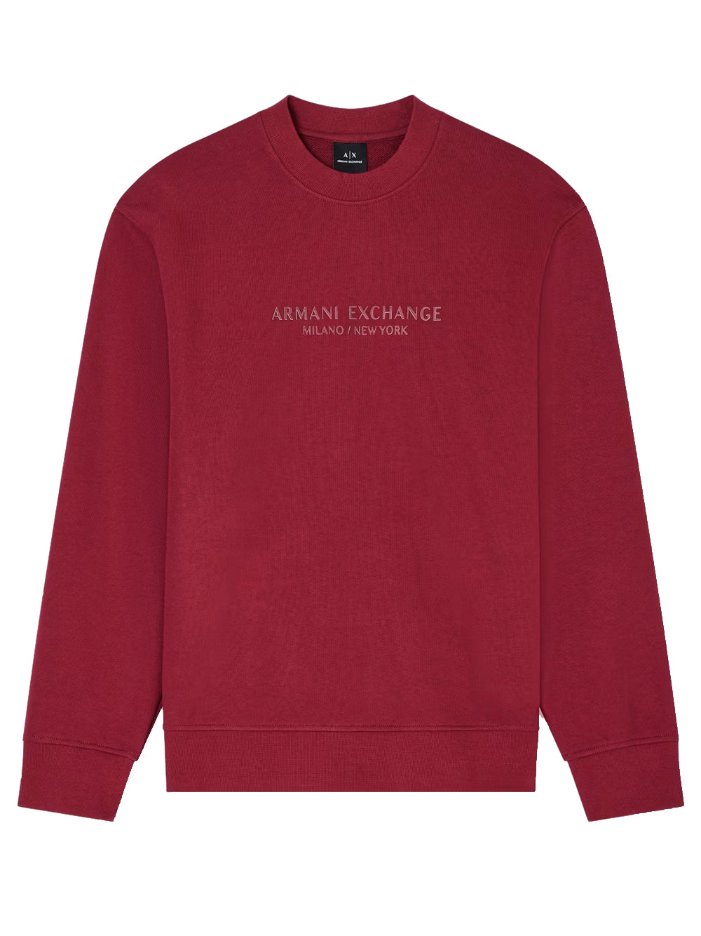 Armani Exchange Felpa Girocollo Uomo XM001284 Rosso