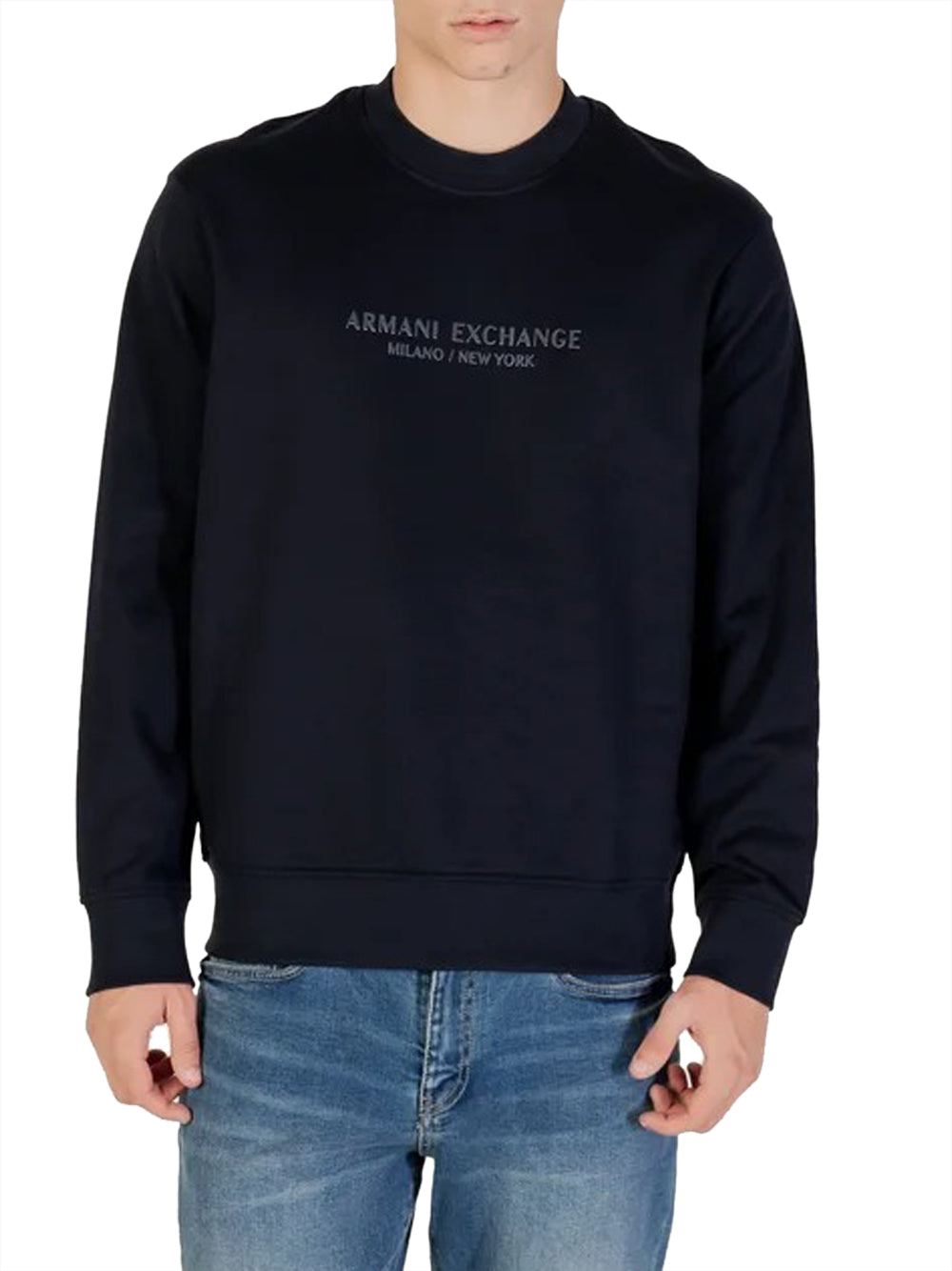 Armani Exchange Felpa Girocollo Uomo XM001284 Blu