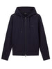 Armani Exchange Felpa con Zip Uomo Nero