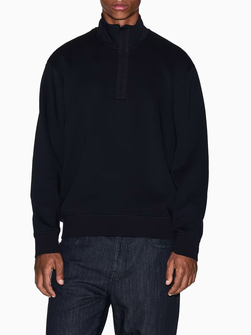 Armani Exchange Felpa Collo Alto Uomo XM001295 Nero