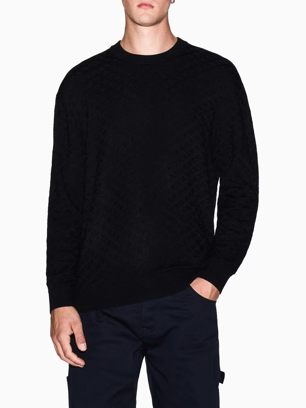 Armani Exchange Pullover Uomo XM001316 Nero