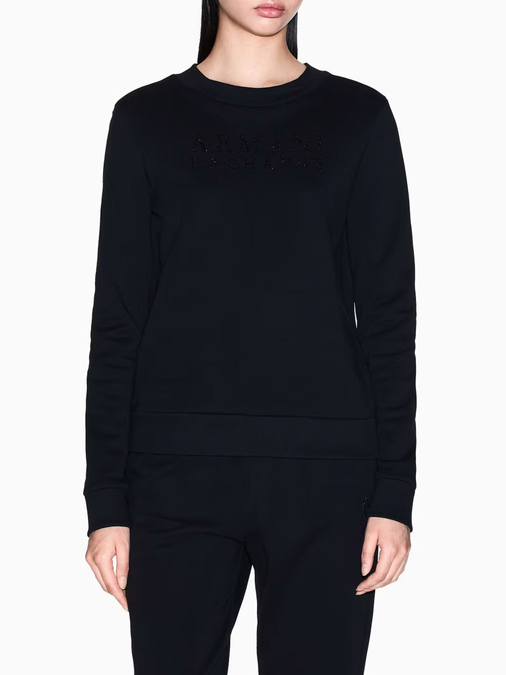 Felpa Girocollo Donna XW000985 Nero