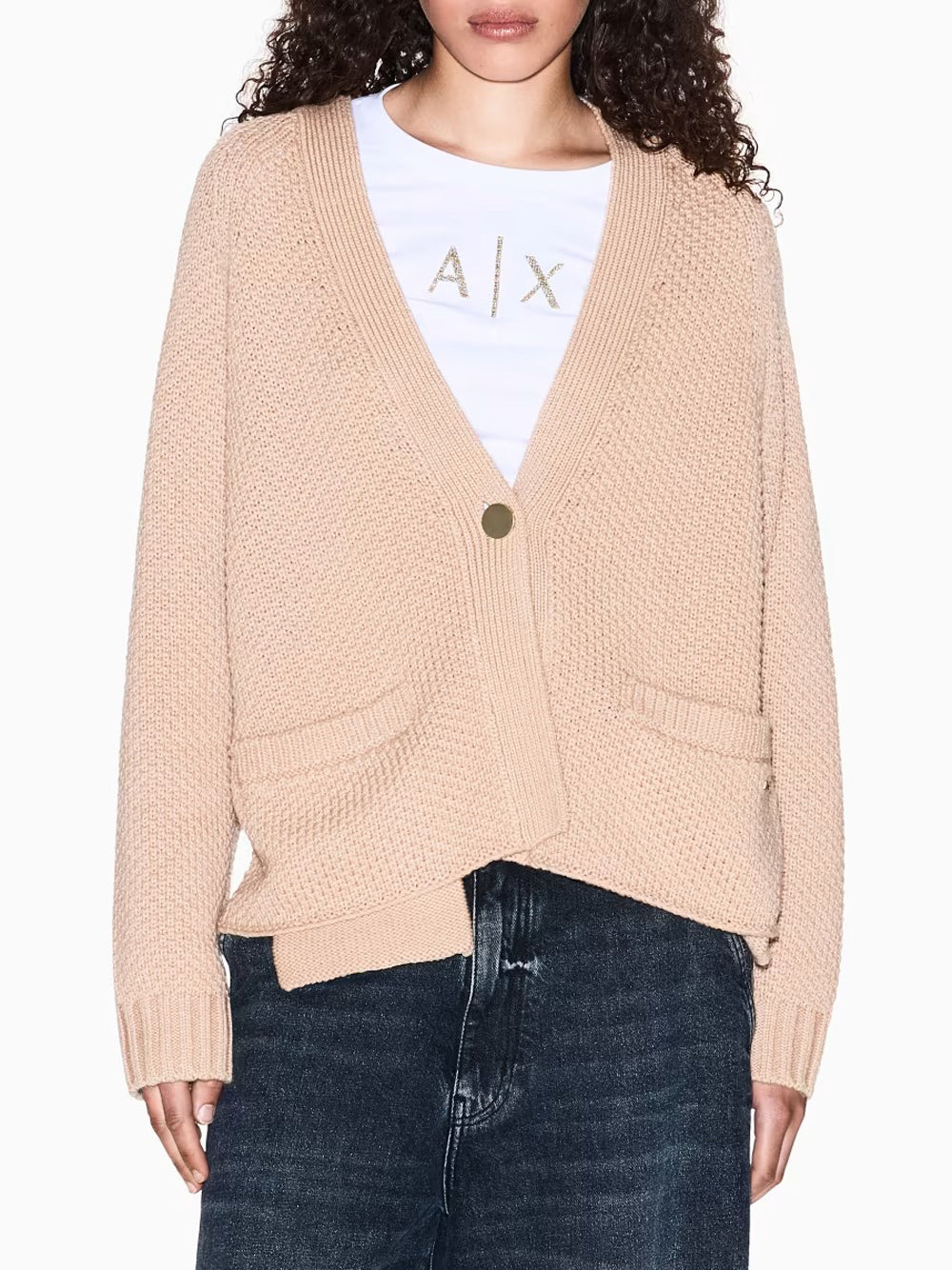 Cardigan Donna XW001306 Beige