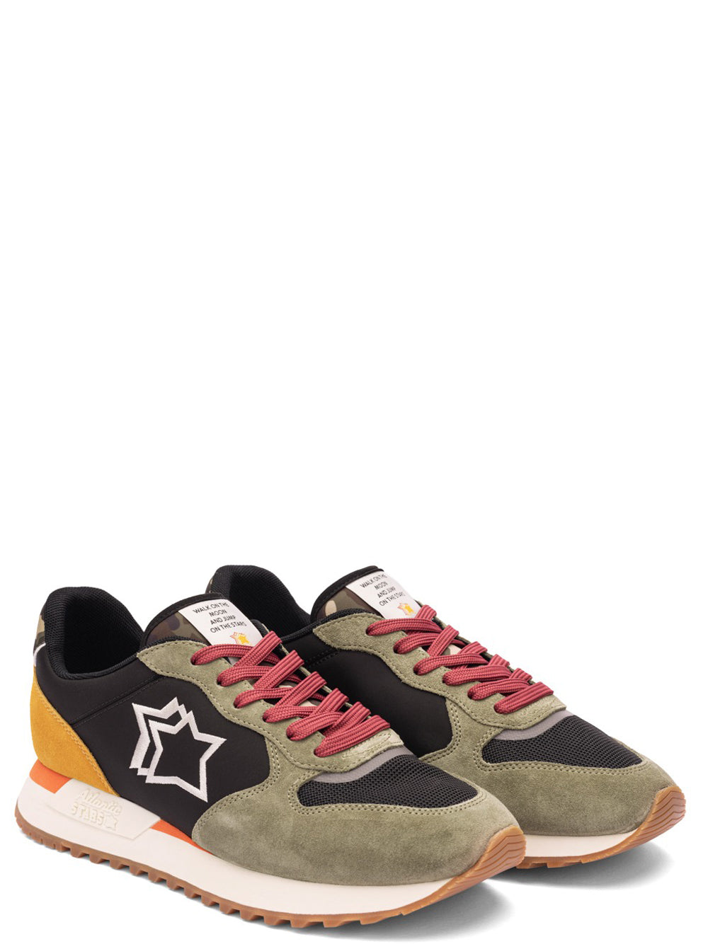 Atlantic Stars Sneakers Uomo Mennea Verde Militare