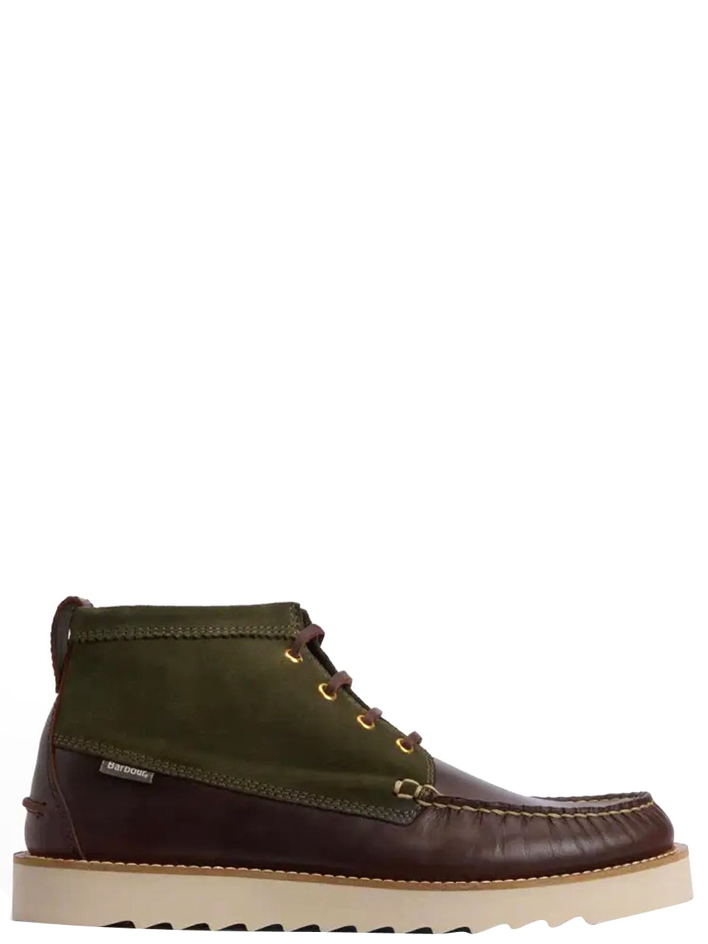 Sneakers Verde / Marrone Scuro