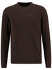 Barbour Pullover Uomo Essenial Crew Neck Marrone