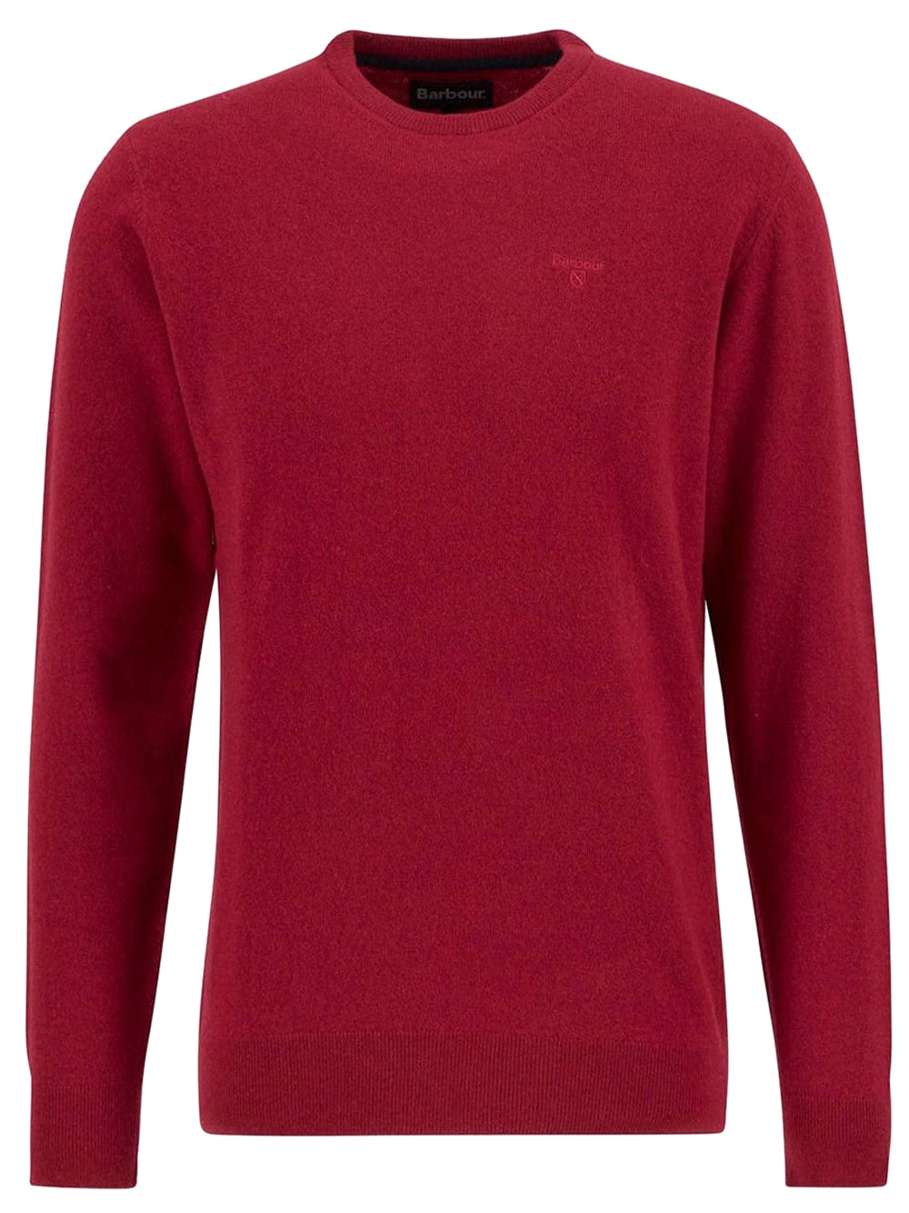 Barbour Pullover Uomo Essential Rubino