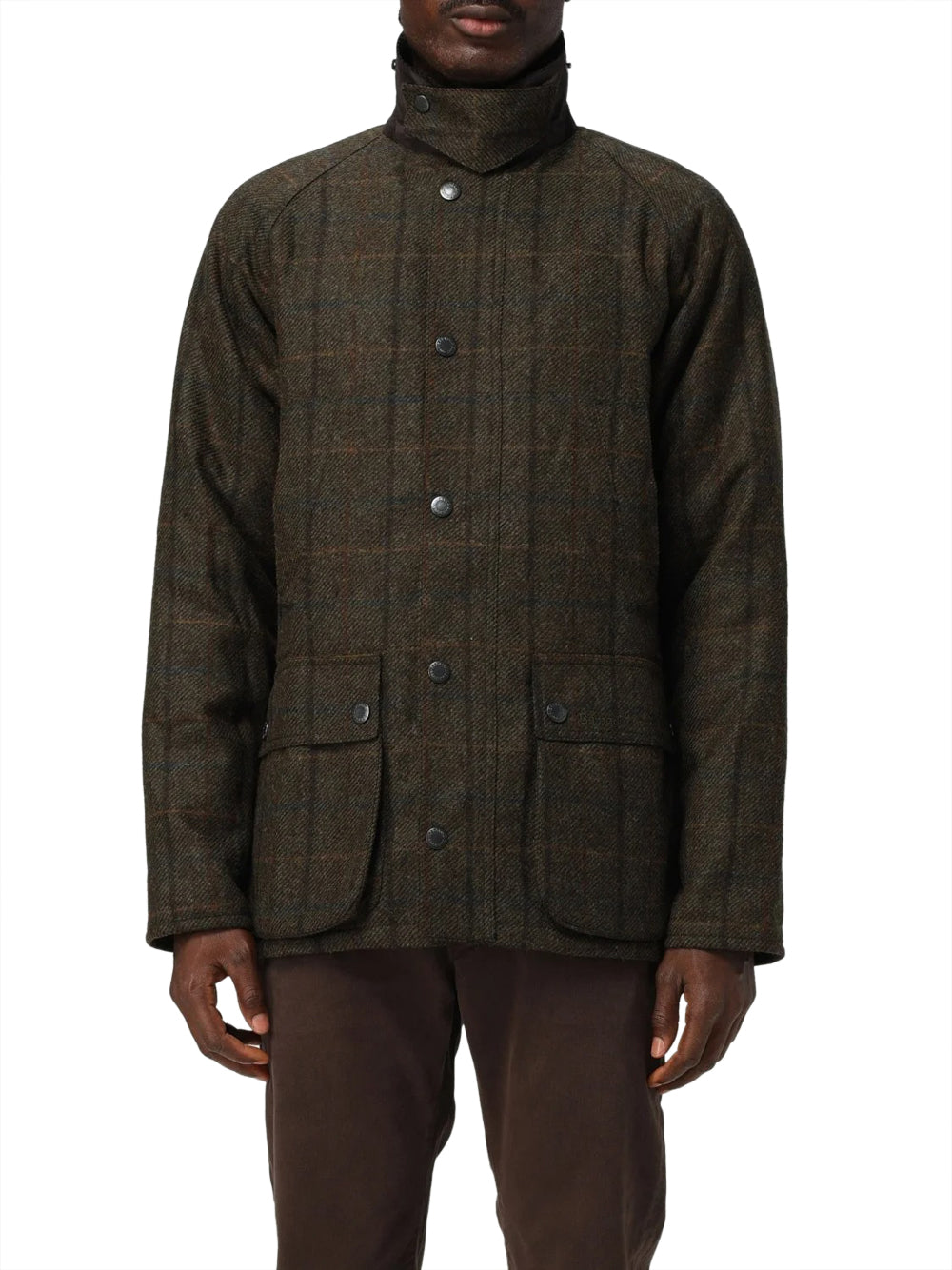 Giubbino Uomo Bedale Check Verde