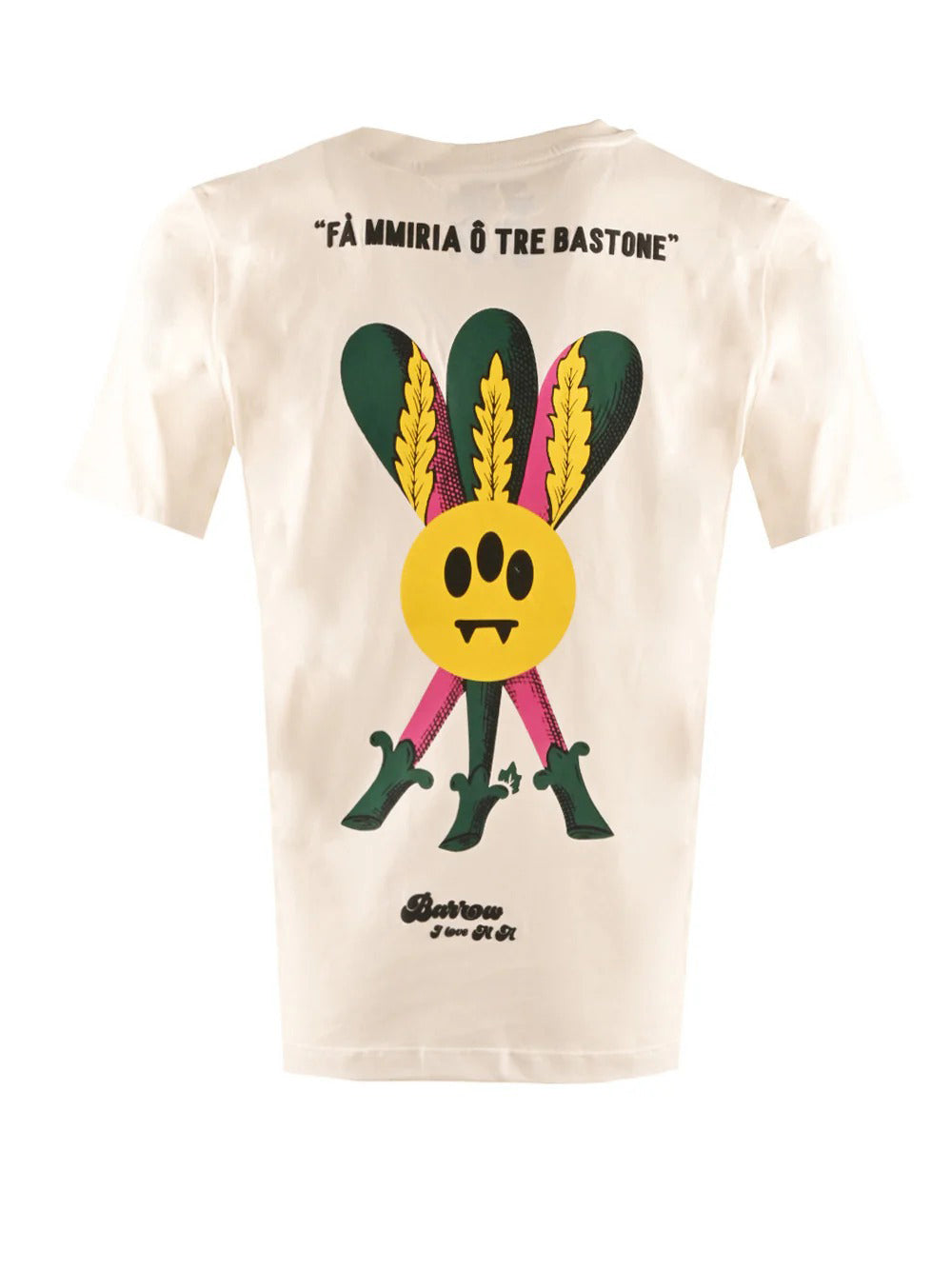 Barrow T-shirt Uomo F5BWUATH078 Bianco
