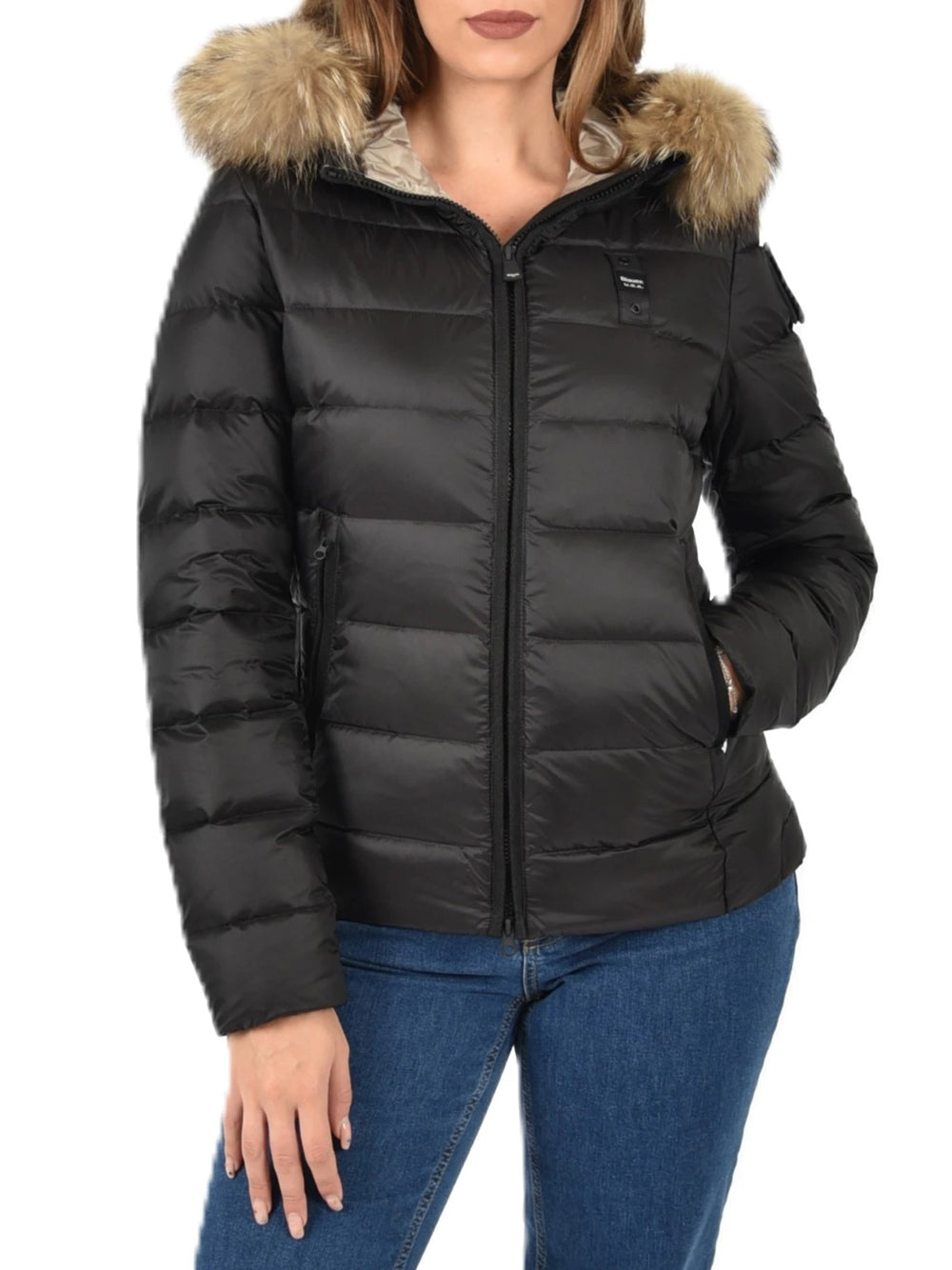 Blauer Giubbino Donna Arcadia Nero
