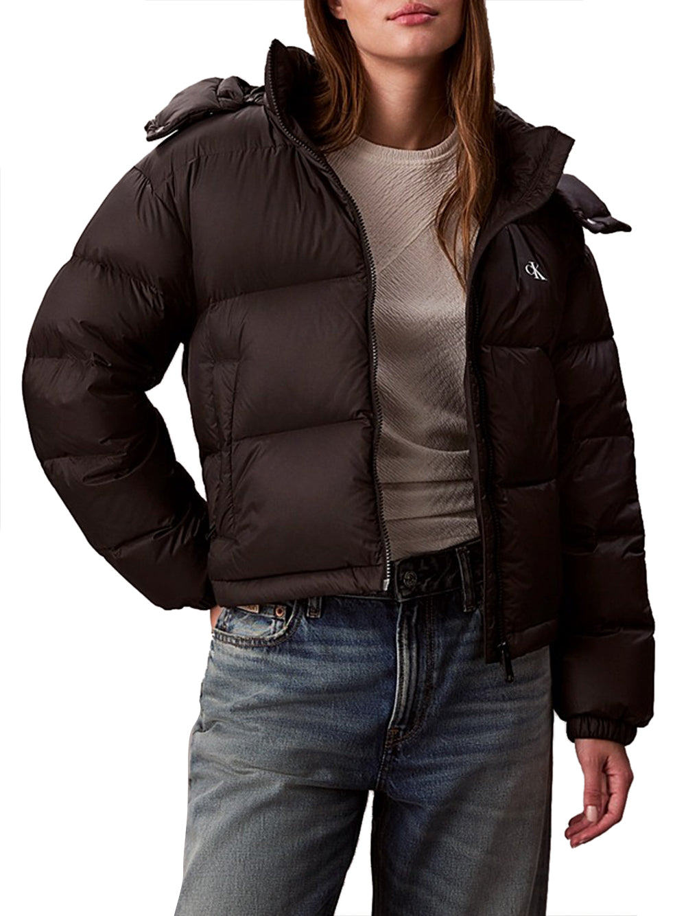 Calvin Klein Giubbino Donna LV047D501G Nero