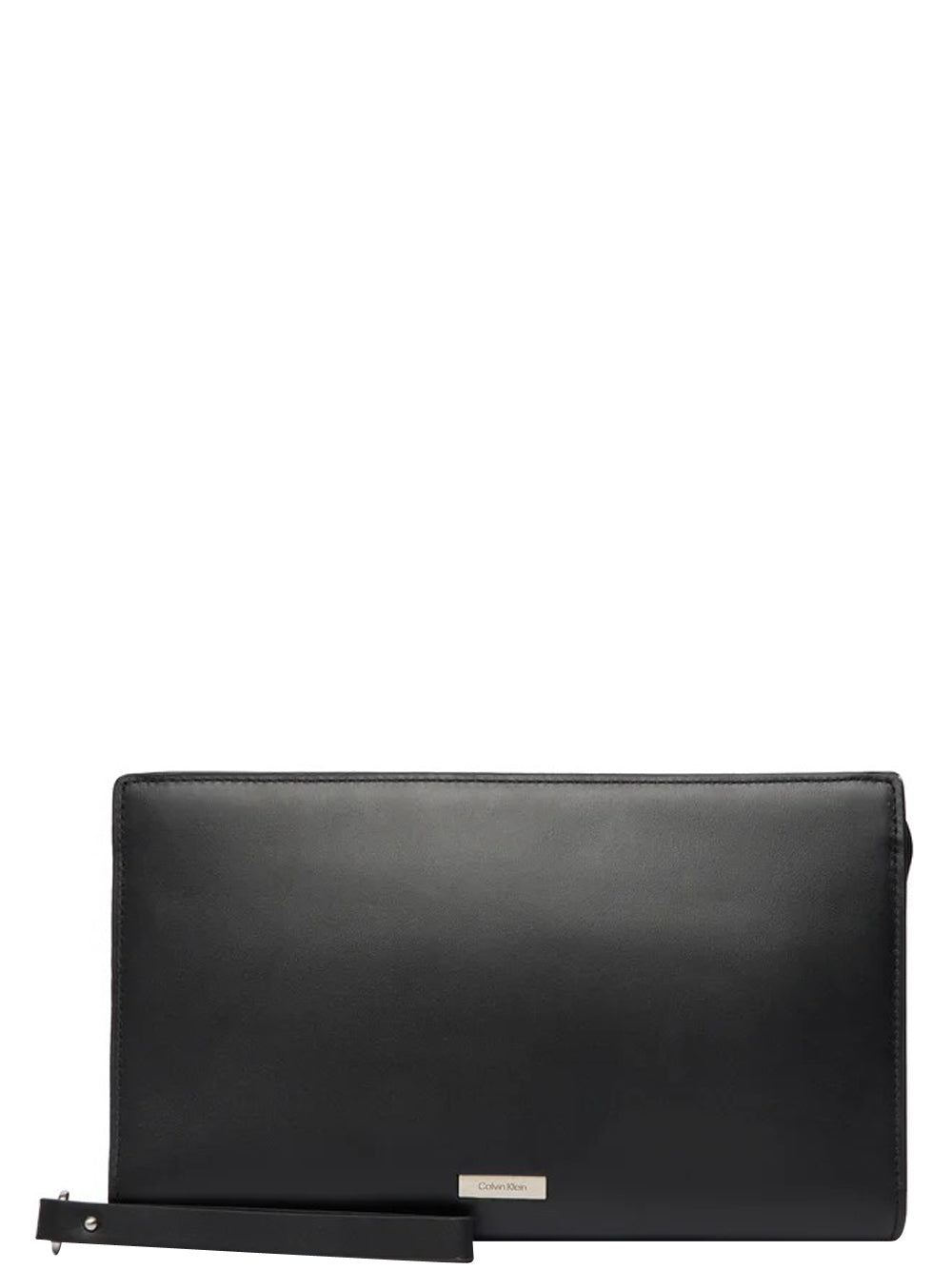 Calvin Klein Borsa Pochette Unisex Plaque Nero