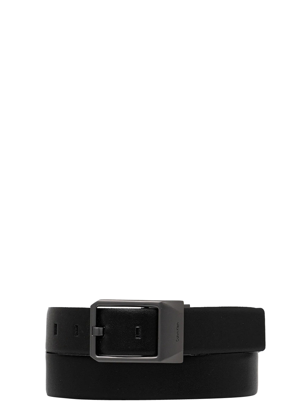Calvin Klein Cintura Uomo 35Mm Aop Adj/Rev Nero