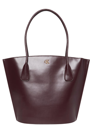 Calvin Klein Borsa a Mano Donna Medium Tote Bordeaux