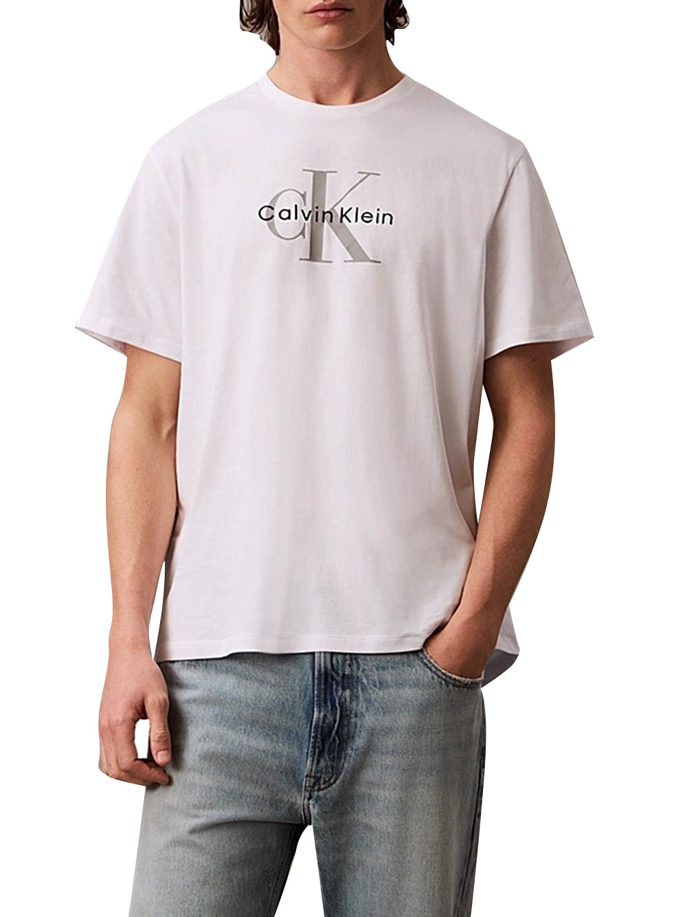 Calvin Klein T-shirt Uomo LV04RB862G Bianco