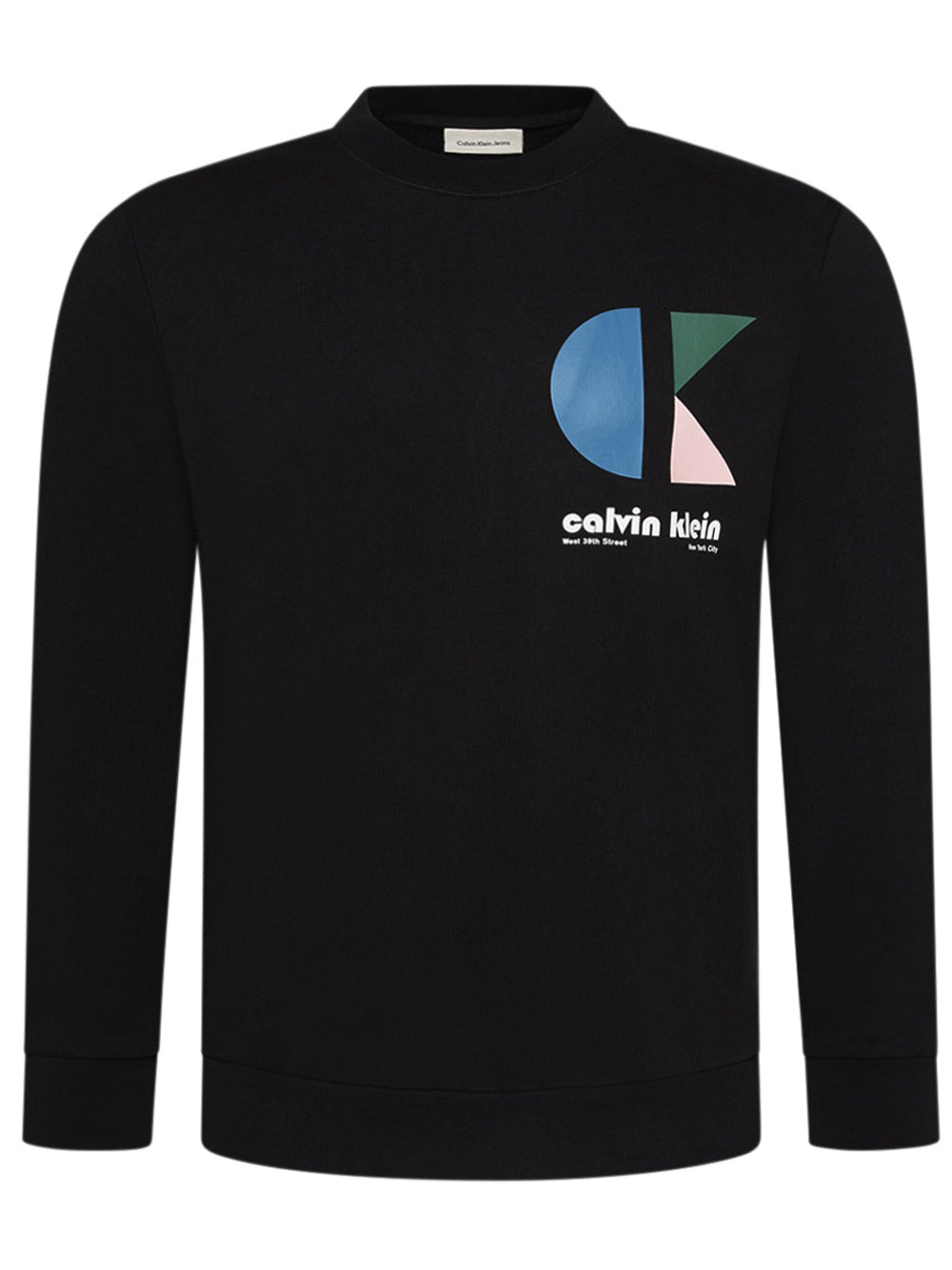 Calvin Klein Felpa Girocollo Uomo LV04RC285G Nero
