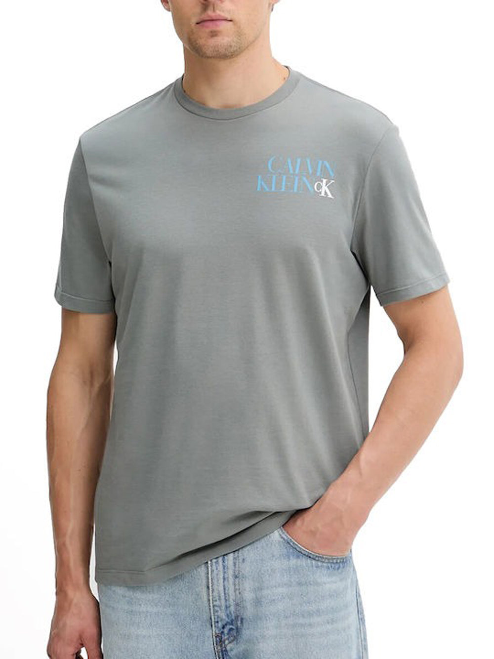 Calvin Klein T-shirt Uomo LV04RC844G Grigio