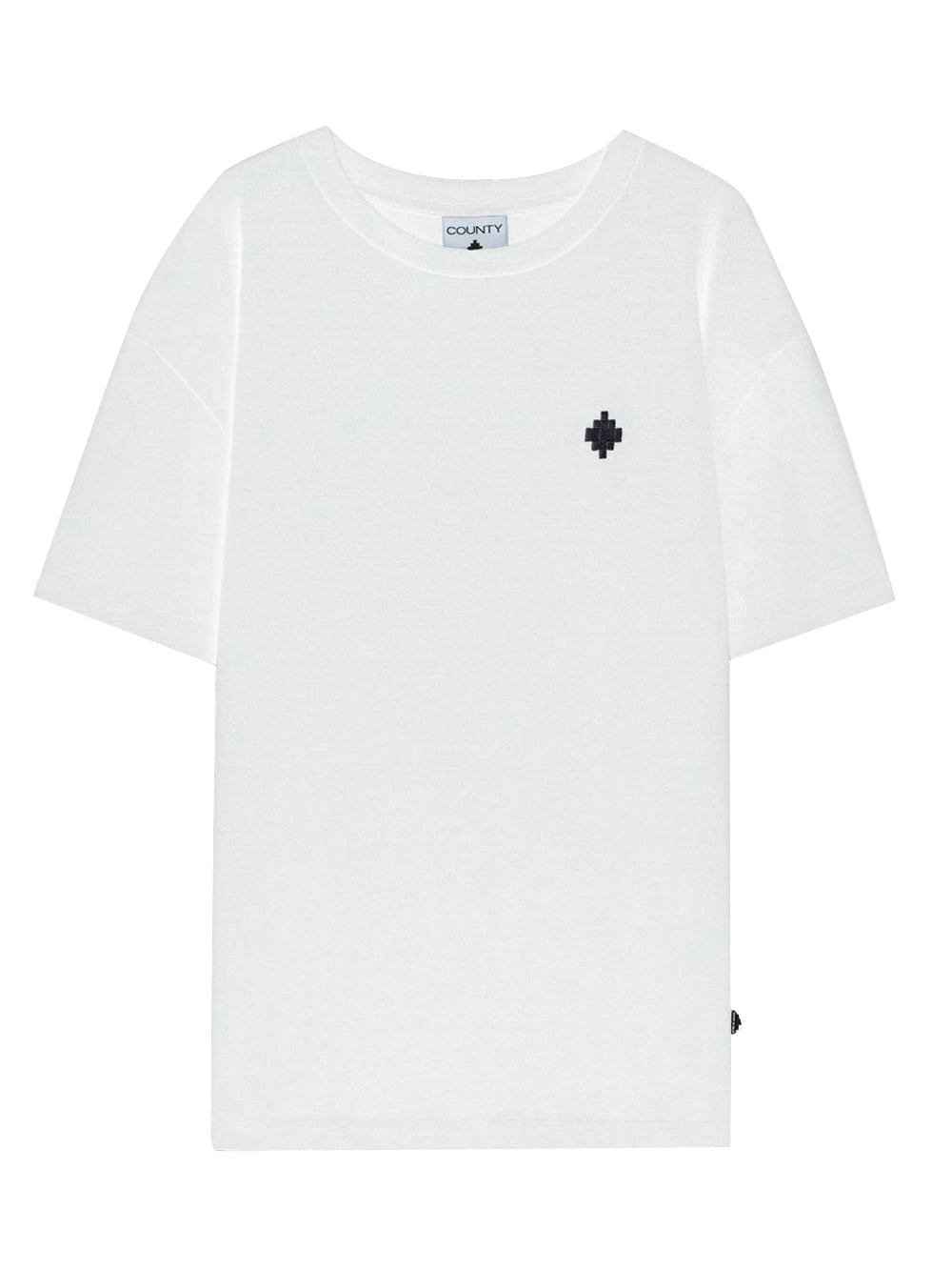 County of Milan T-shirt Uomo F5CAMATH014 Bianco