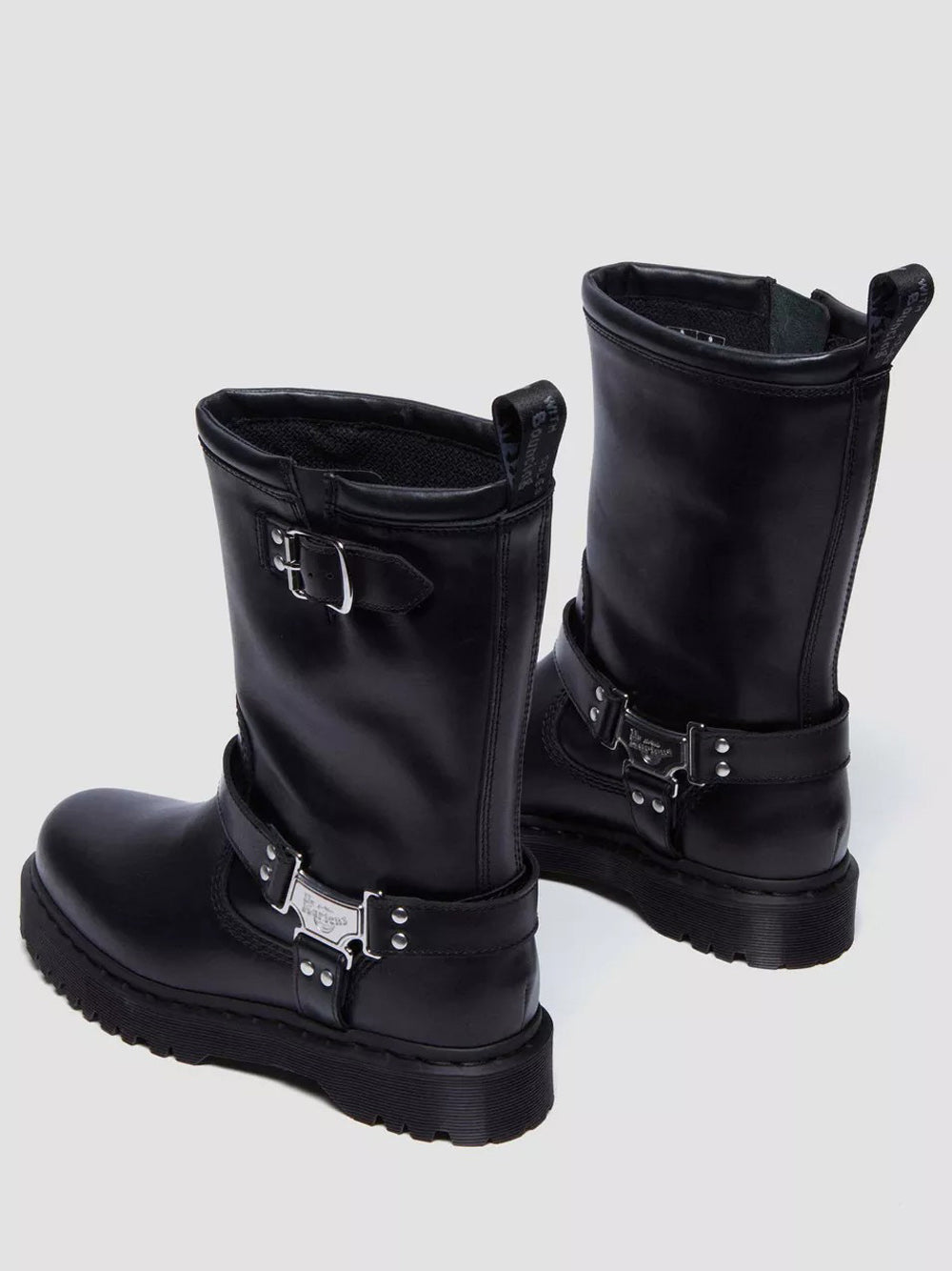 Dr. Martens Stivaletti Donna Anistone Hi Black Wanama Nero