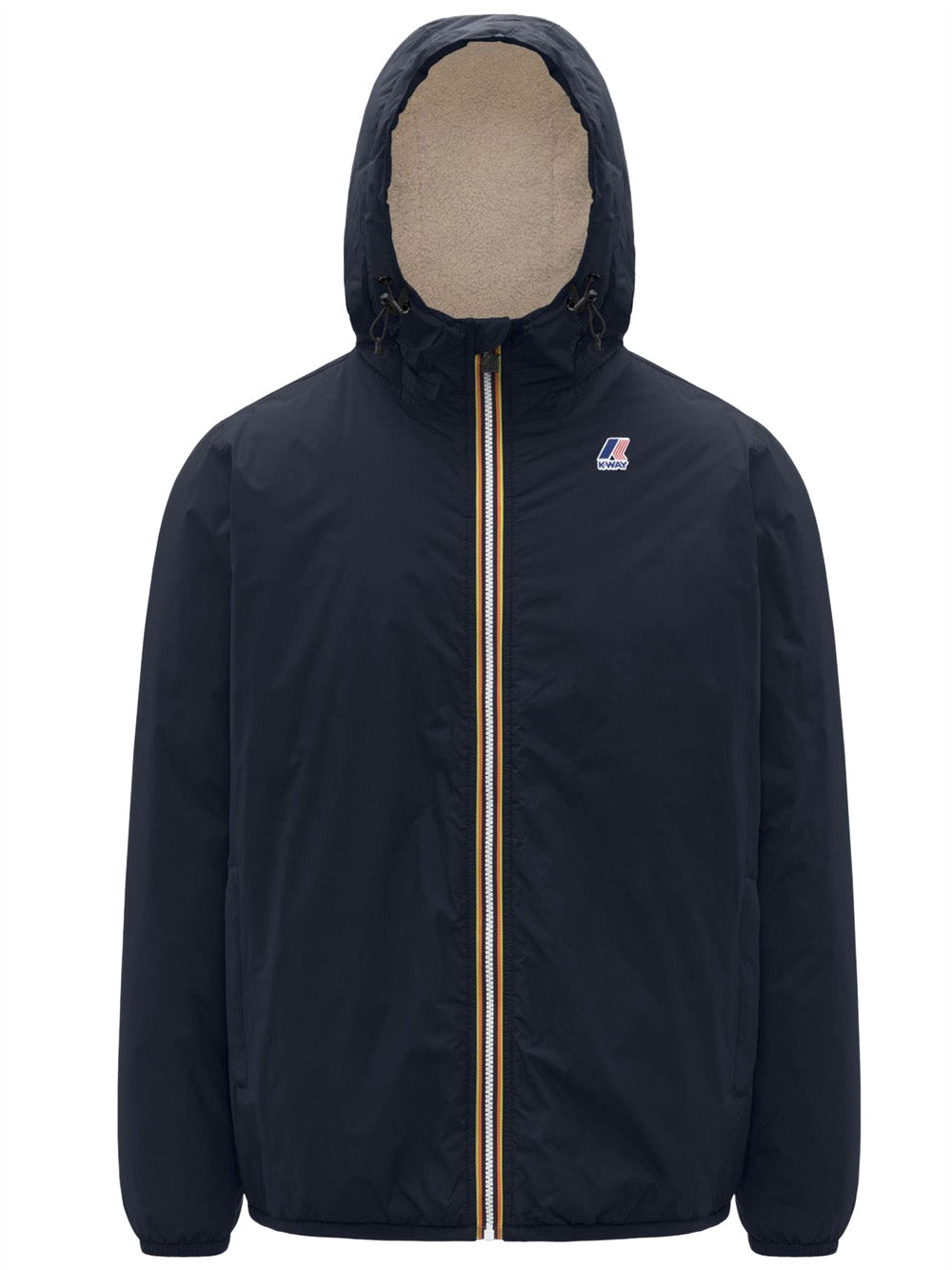 K-way Giubbino Uomo Le Vrai 4.0 Claude Orsetto Blu scuro