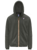 K-way Felpa con Zip Uomo Prosper Brushed Pc Nero