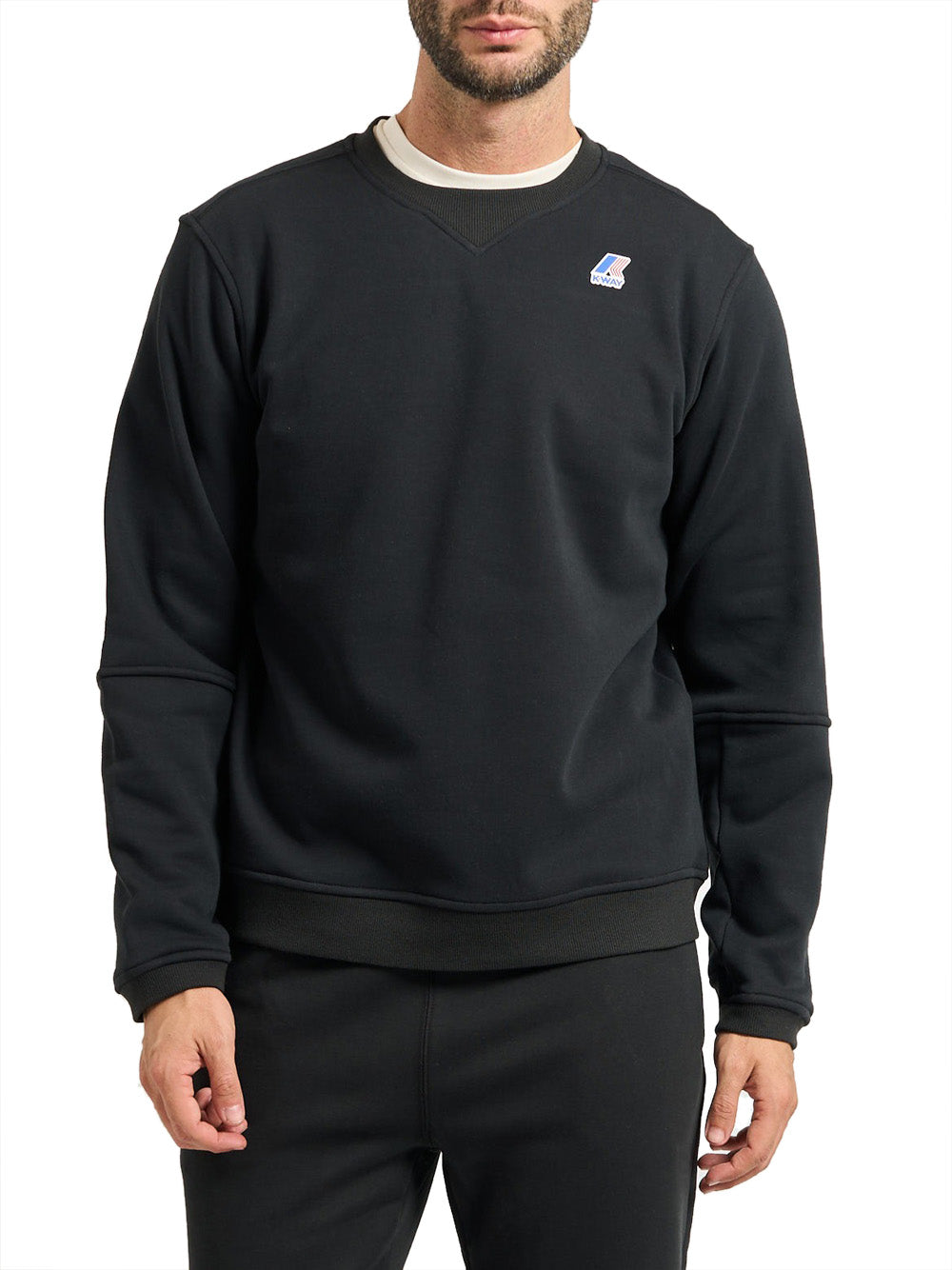 K-way Maglia Uomo Nael Brushed Pc Nero