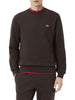 Lacoste Felpa Girocollo Uomo SH9608 Marrone