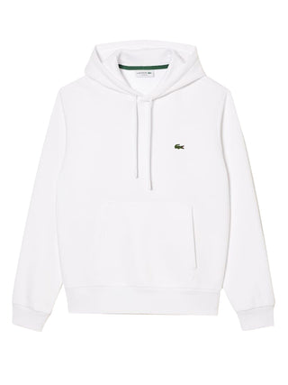 Lacoste Felpa Cappuccio Uomo SH9623 Bianco