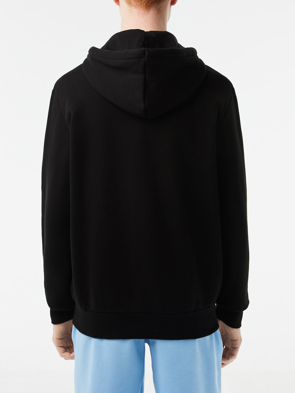 Lacoste Felpa con Zip Uomo SH9626 Nero