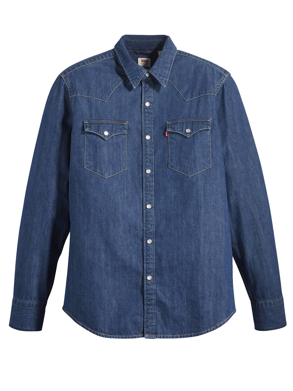 Levi's Camicia Casual Uomo Barstow Western Denim