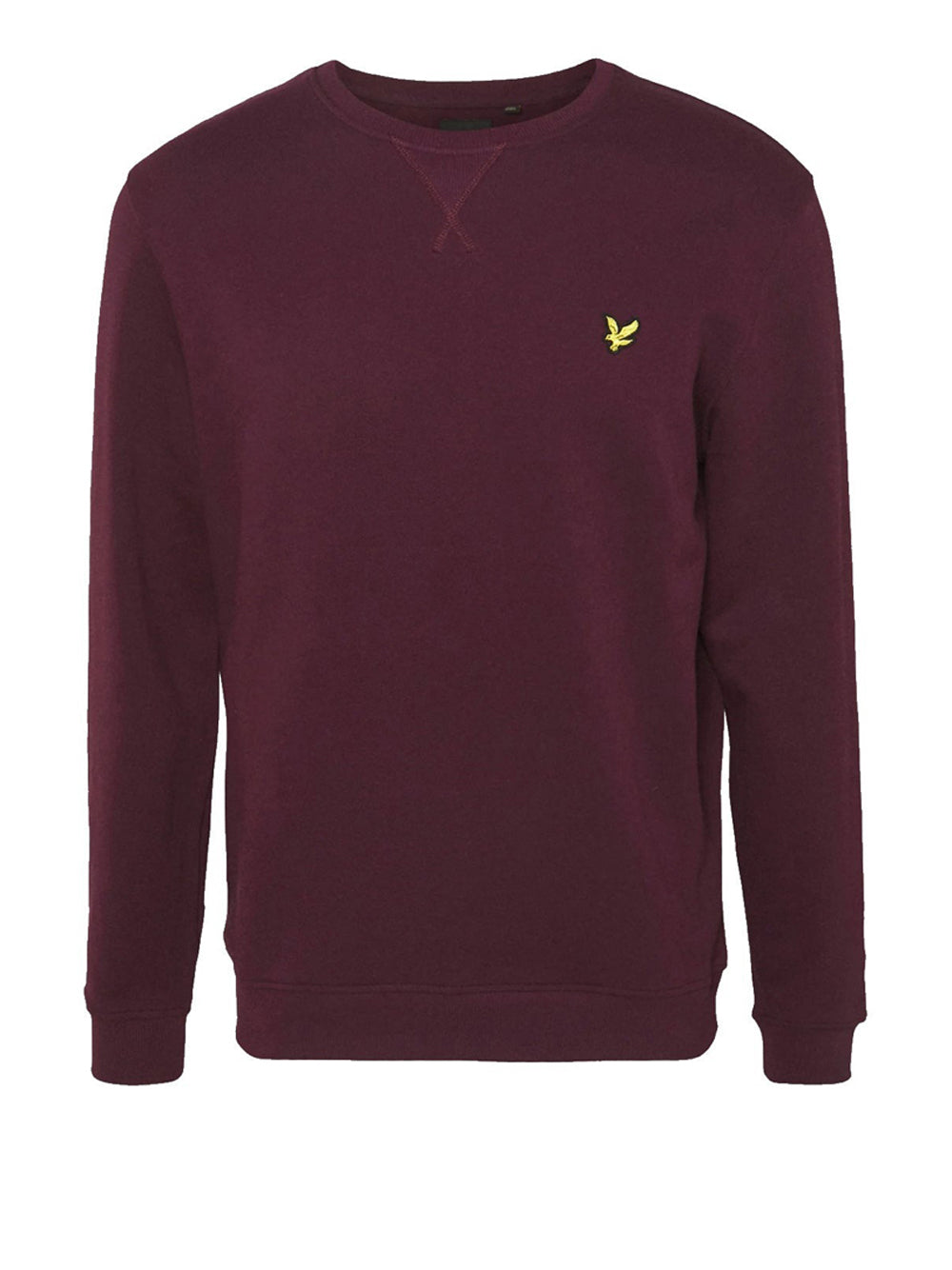 Lyle & Scott Felpa Girocollo Uomo Bordeaux